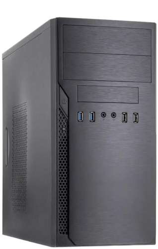 Компьютер iRU Office 310H6S Intel Core i5 12400,  DDR4 16ГБ, 512ГБ(SSD),  Intel UHD Graphics 730,  FreeDOS,  черный [2071574]